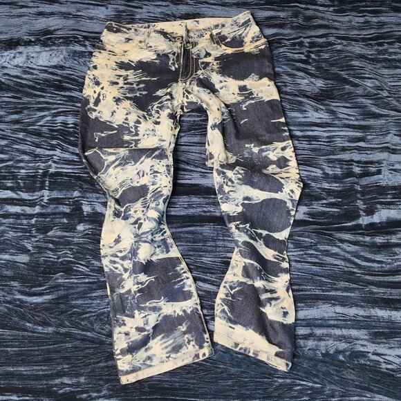 Robins Jeans, Blue/White, waist 31-32 and inseam 30 - Picture 6 of 7